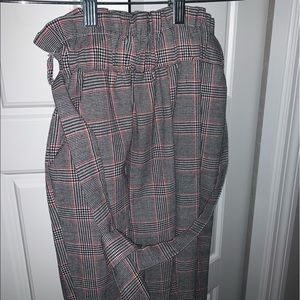 Checkered / Plaid Bucket Pants